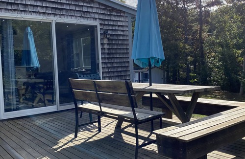 North Eastham House | Sun-filled, renovated house within minutes walk to private bay sides beach.