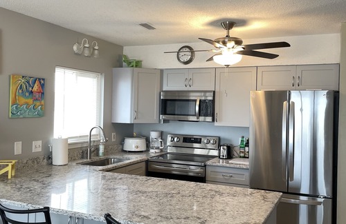 North Carolina Coast Condo | Sun Skipper Ocean Front Top Floor Pink Coral Buidling