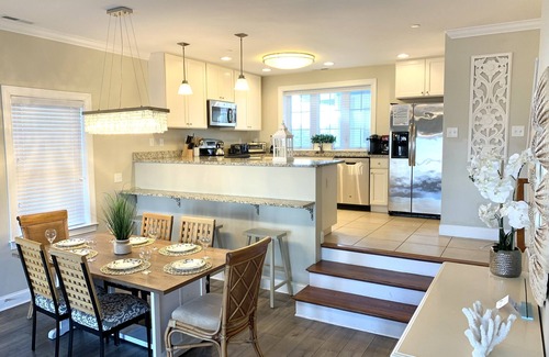 Ocean City Condo | SunburstParadise: LUX TH OceanView DOWNTOWN BOARDWALK 3BR 3BA with 2 Car Garage