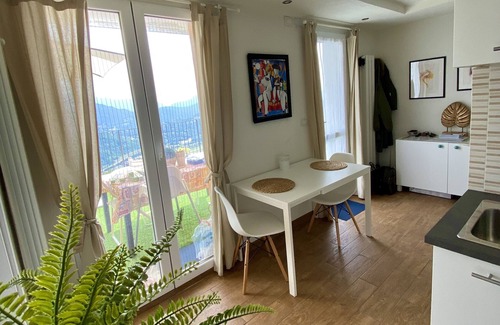 Cademario Apartment | Sunny Apartment with garden and stunning view