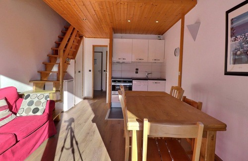 Les Allues Apartment | Sunny Duplex on the Slopes with Mezzanine, Ideal for Families