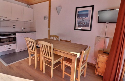 Les Allues Apartment | Sunny Duplex on the Slopes with Mezzanine, Ideal for Families