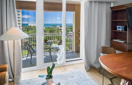 Palm Coast Apartment | Sunny Hammock Beach Condo Balcony with Ocean Views!