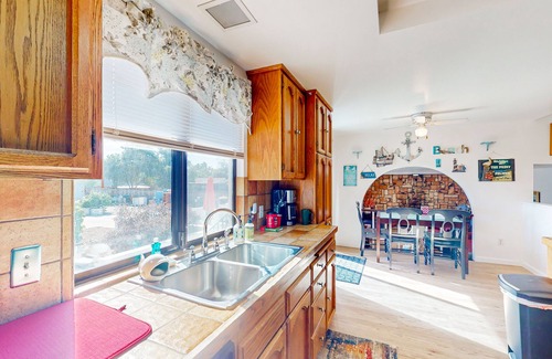 Nipomo House | Sunny home near downtown with patio, fireplace, grill, washer/dryer, & Roku