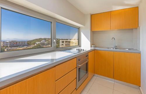 Petaloudes Apartment | Sunny Penthouse,Modern Amenities+Aegean View