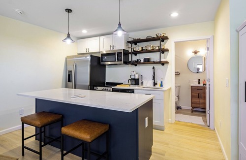 United Central Apartment | Sunny Studio: Modern studio with King Bed and Gourmet Kitchen in St. Petersburg