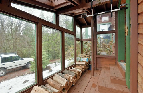 Weed House | Sunrise Lodge, A Mountain top home with Mt. views.