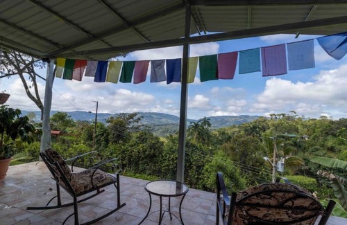 San Isidro de El General House | Sunset Balcony