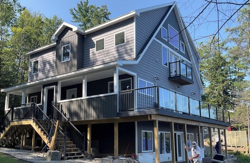 Orono House | Sunset Blaze - One of the Best Lake Houses in Maine