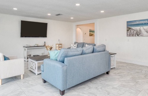 St. Augustine House | Sunset, Dolphin & City Views from Dock & Terrace, Pool, Professional Reno & Decor, Gourmet Kitchen