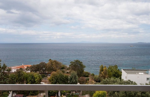 Anavyssos Villa | Sunset House - Athens Riviera in Saronida/Anavissos,150m from beach,seavew,pool