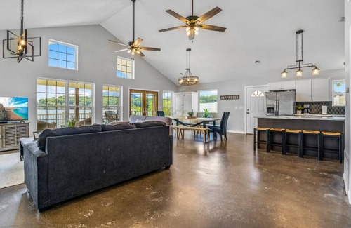 Rocky Mount House | Sunset Lodge! - Waterfront House with Private Dock!
