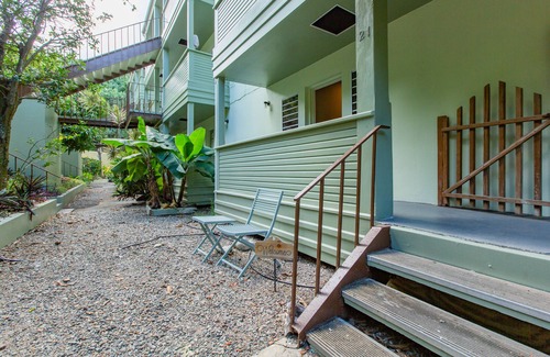 Christiansted Condo | Sunset Swing Hideaway
