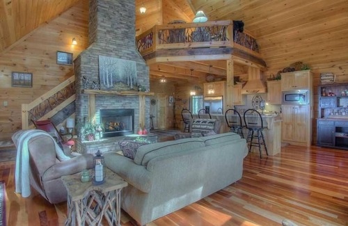 Morganton Cabin | Sunshine Mountain- Screened Deck | Great Outdoor Amenities | Master on Main