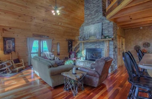 Morganton Cabin | Sunshine Mountain- Screened Deck | Great Outdoor Amenities | Master on Main