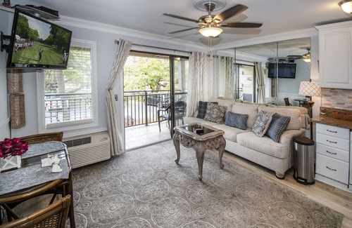 Hilton Head Island Condo | SUPER NICE! New King Bed! Great Ocean View!1 BD ~ 1 BA, 2 Bikes! #136