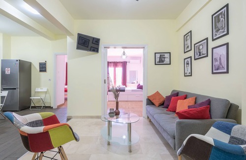 Omonia Apartment | Superb Acropolis view 3 bedroom apartment in historical center.