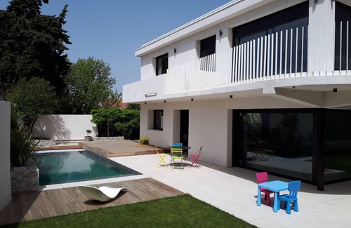 La Pointe Rouge Villa | Superb house between sea and cove with swimming pool