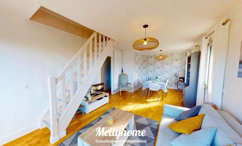 Courseulles-sur-Mer Apartment | Superbe duplex familial Parking Plage à pied