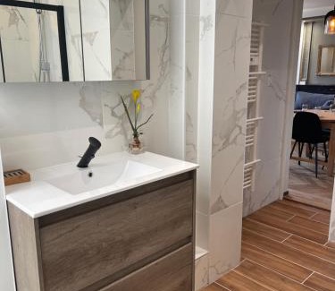 Montlucon Apartment | Superbe F3 meublé , hyper centre, fibre, idéal Pro