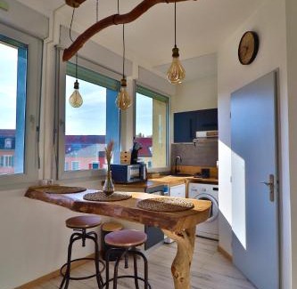 Montbeliard Apartment | Superbe studio cosy et atypique 3 étoiles