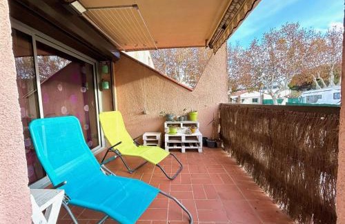 Argeles-sur-Mer Apartment | Superbe T2 Rez-de-Jardin Proche Plage avec Terrasse et Parkings - Argelès-sur-Mer - FR-1-388-220