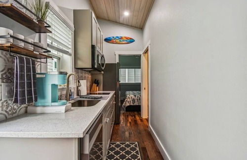 Dunedin House | Surf Shack Tiny Home on Pinellas Trail w/Heated Pool