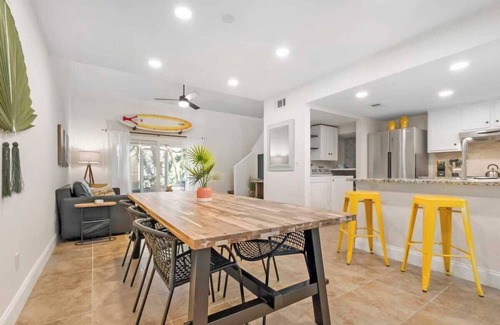 Vilano Beach House | Surfs Up, Dog Friendly Townhome Minutes to Beach