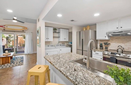 Vilano Beach House | Surfs Up, Dog Friendly Townhome Minutes to Beach