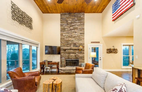 Pisgah Forest House | Sutton Knob dog-friendly home w/ Pisgah views, WiFi, central AC, & full kitchen