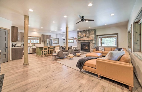 Island Park Cabin | Swiss Cabin in Mack's Inn: Game Room & Fire Pit!