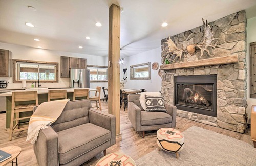 Island Park Cabin | Swiss Cabin in Mack's Inn: Game Room & Fire Pit!