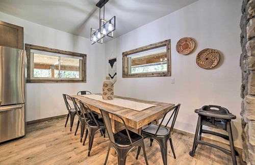 Island Park Cabin | Swiss Cabin in Mack's Inn: Game Room & Fire Pit!