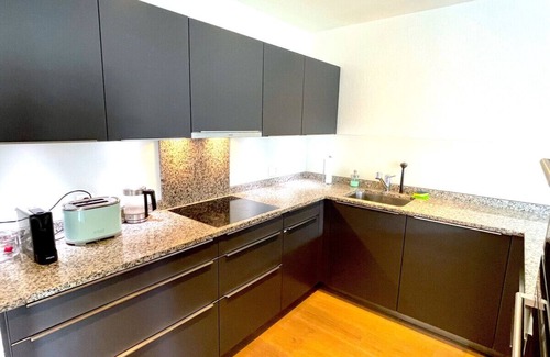 Unterseen Condo | SwissHut Modern 10min Interlaken West Station - Apart. Blume 1