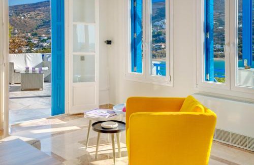 Kini House | Syros Private House with superb sea view