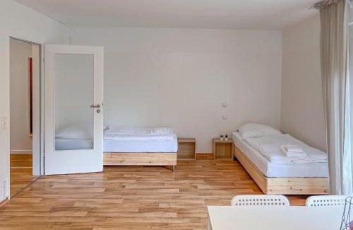 Krefeld Apartment | T&K Apartments - Krefeld - 1 Zimmer Apartment mit schönem Gartenblick - 25min FAIR DUS