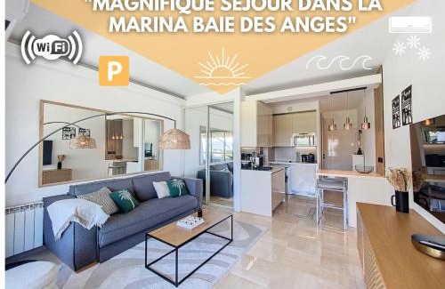 Villeneuve Loubet Beach Apartment | T1bis vue mer et port Marina Baie des Anges
