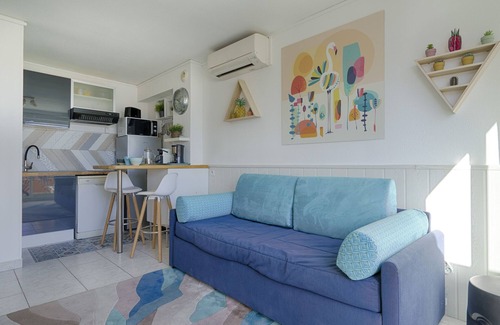 Frontignan Apartment | T2 80m Sea & Sun conditioning - Frontignan Plage