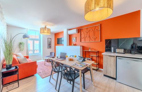 Roanne Apartment | T2 Dahlia Roanne centre-ville - Parking & Clim