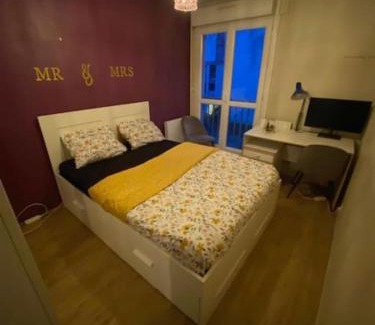 Les Ulis Apartment | T2 entier Chambre+Salon+Cuisine