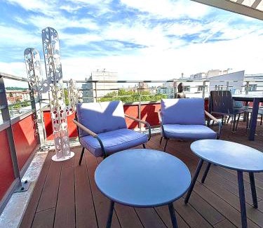 8th Arrondissement Apartment | T2 Little Bohême proche hôpitaux terrasse plein ciel