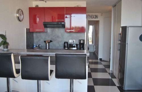 Theoule-sur-Mer Apartment | T2 Standing, Parking, panoramic sea views over Cannes bay 4 pers.