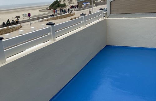 Berck-sur-Mer Apartment | T3 FACE THE SEA from July 16 to 19, 6pers Grde terrace