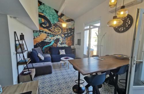 Banyuls-sur-Mer Apartment | T3 terrasse classé 4 étoiles le Poulpe 200m front de mer