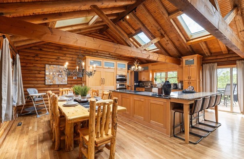 Jenkins House | Tablerock Lakefront Haven: Huge 6BR Log Cabin Retreat with Breathtaking Views!