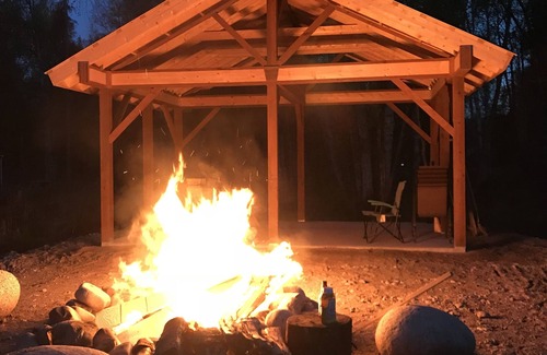 Susitna North Cabin | Talkeetna Wilderness Lodge - Studio Cabin 6 - King Bed