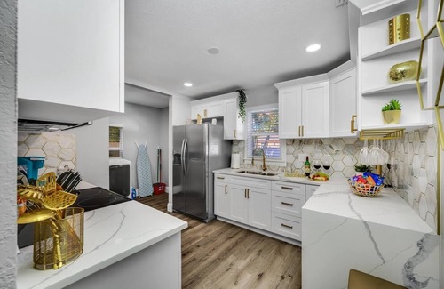 Ballast Point House | Tampa Retreat with Heated In-Ground Pool & Spa