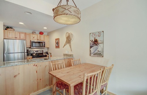 Copper Mountain Village Condo | Taylors Crossing in Copper Center Village, Walk to American E, Hot Tub - TX312