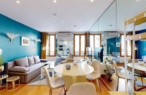 Quartier de la Folie-Mericourt Apartment | TBS 551 - Bright and elegant apartment