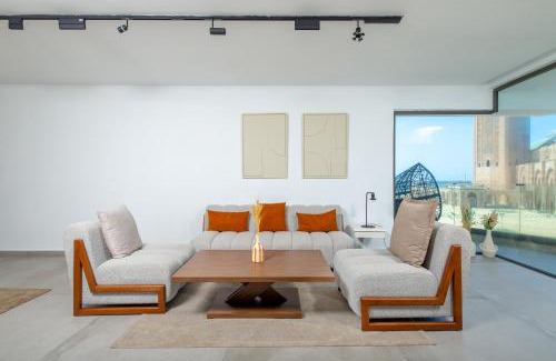 SOUR JDID Apartment | TCE Bel Azur Residency - Ocean & Hassan II View